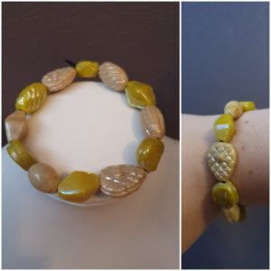 Sieraad Belle Bracelet. Materiaal: Glas. Prijs €15,-