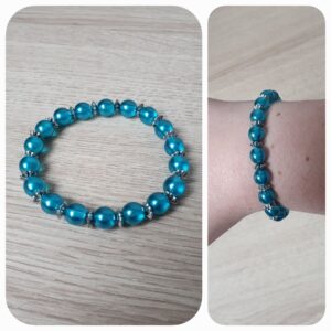 Sieraad Bracelet Elyn. Materiaal: Glas. Prijs €15,-