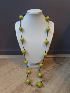 Sieraad Lime Pearl. Sieraad is VERKOCHT