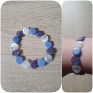 Sieraad Luna Bracelet. Materiaal: glas kralen. Sieraad is VERKOCHT