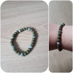 Sieraad Olivia Bracelet. Materiaal: natuurstenen. Prijs €15,-