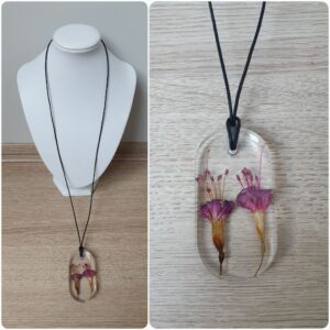 Ketting H162. Materiaal: Epoxy. Prijs €25,-